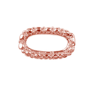 RRG-123 Rose Gold Overlay Ring Findings Beads Bali Designs Inc 