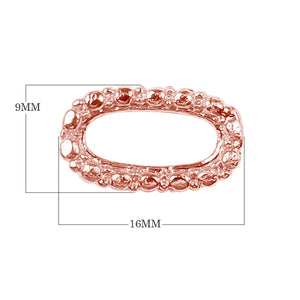 RRG-123 Rose Gold Overlay Ring Findings Beads Bali Designs Inc 