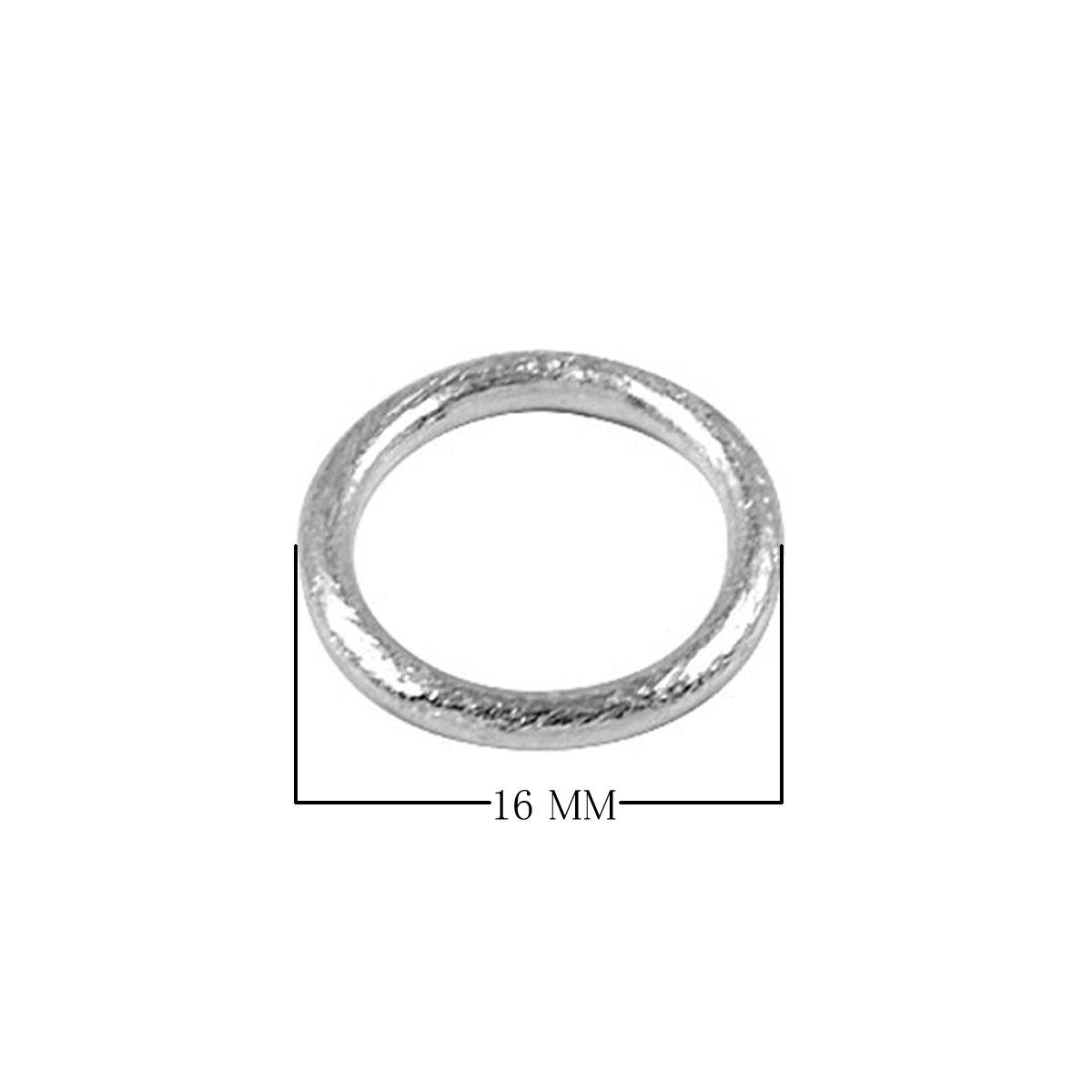 RSF-101-16MM Silver Overlay Ring Findings Beads Bali Designs Inc 