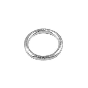 Professional silver overlay over copper ring blank with smooth polished finish handcrafted in India for wholesale jewelry making