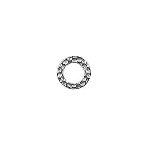 Handcrafted stone set ring finding made with Silver Overlay Over Copper from India