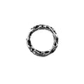 Handcrafted organic textured ring finding made with Silver Overlay Over Copper from India