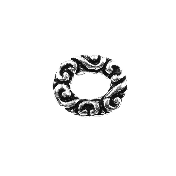 RSF-120 Silver Overlay Ring Findings Beads Bali Designs Inc 