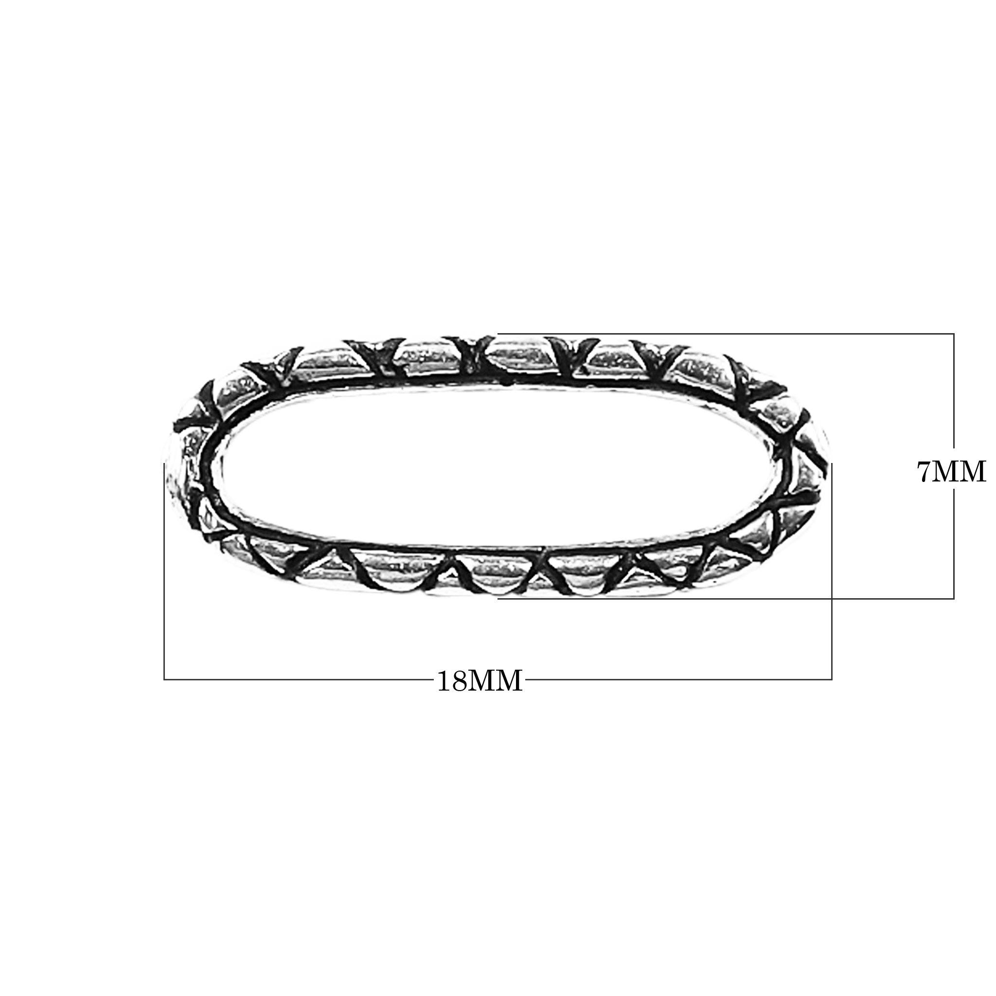 RSF-124 Silver Overlay Ring Findings Beads Bali Designs Inc 