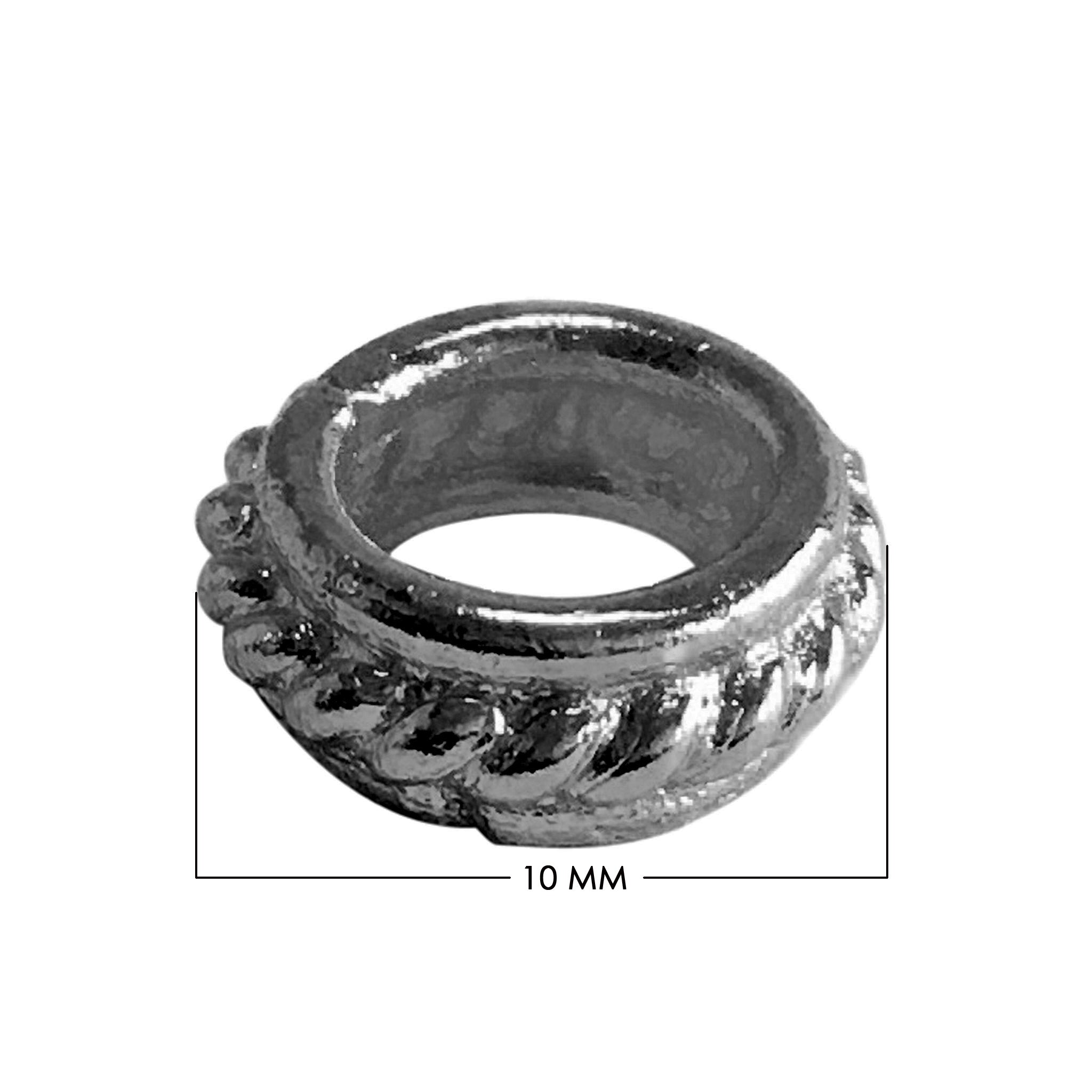 SBR-121 Black Rhodium Overlay Spacers Beads Bali Designs Inc 