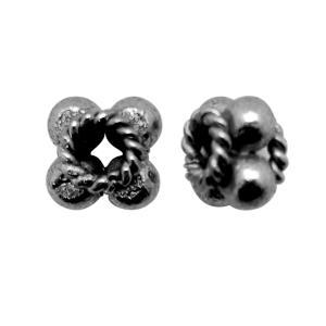 SBR-144 Black Rhodium Overlay Spacer Beads Bali Designs Inc 