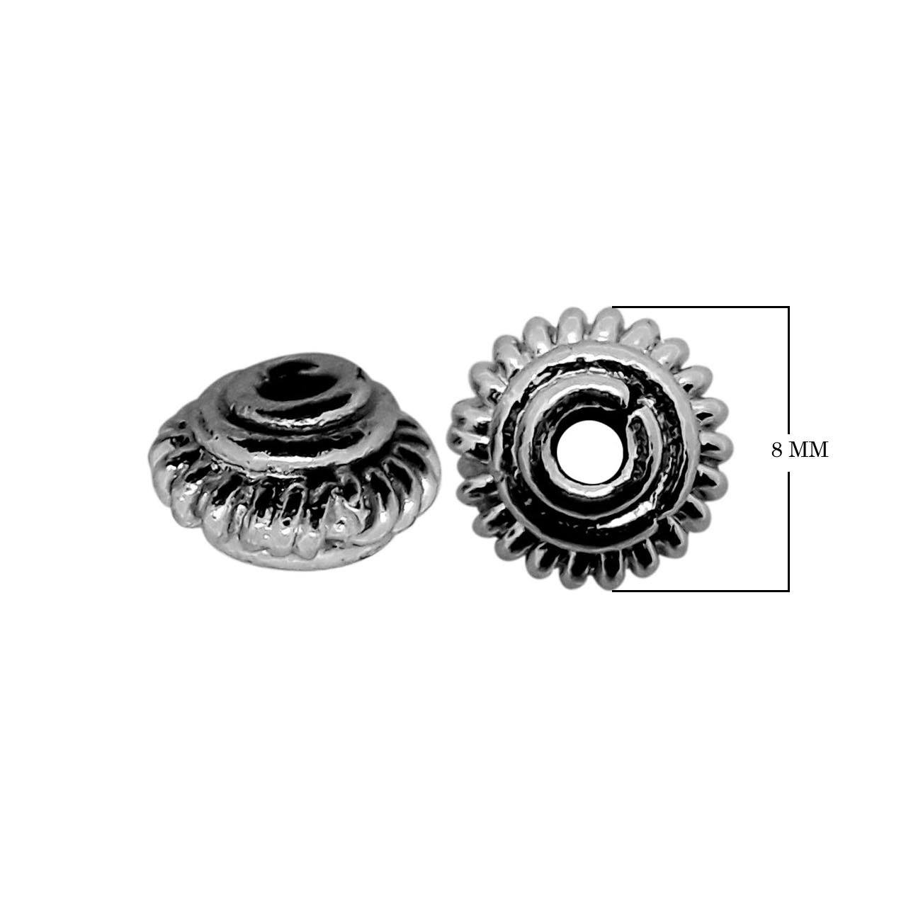 SBR-157 Black Rhodium Overlay Spacers Beads Bali Designs Inc 