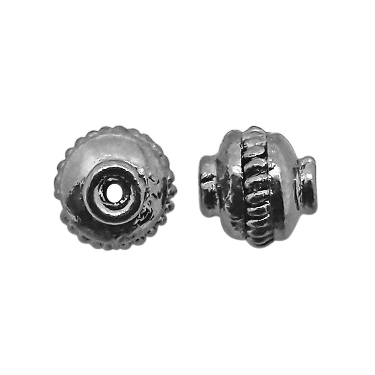 SBR-161 Black Rhodium Overlay Spacers Beads Bali Designs Inc 