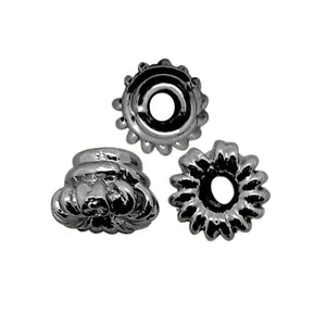 SBR-197 Black Rhodium Overlay Spacers Beads Bali Designs Inc 