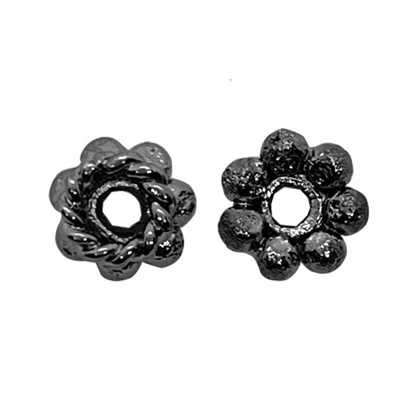 SBR-204 Black Rhodium Overlay Spacers Beads Bali Designs Inc 