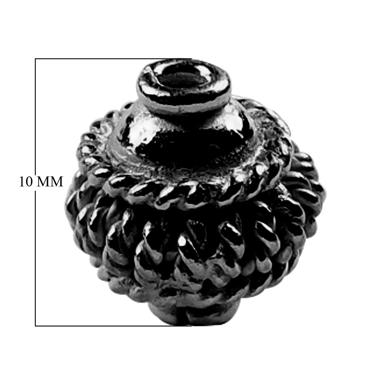 SBR-206 Black Rhodium Overlay Spacers Beads Bali Designs Inc 