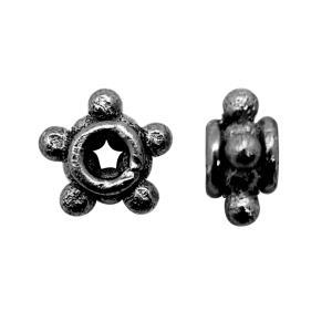 SBR-213 Black Rhodium Overlay Spacer Beads Bali Designs Inc 