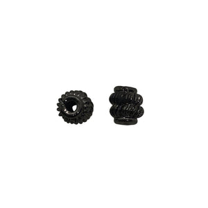 SBR-336 Black Rhodium Overlay Spacers Beads Bali Designs Inc 