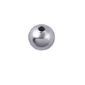 Polished Silver Overlay round bead handcrafted in India for retail jewelry and DIY designs