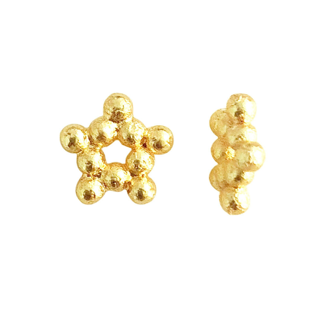 SG-106 18K Gold Overlay Spacers Beads Bali Designs Inc 