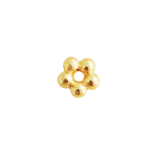 SG-112-5MM 18K Gold Overlay Spacers Beads Bali Designs Inc 