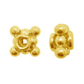 SG-115-8MM 18K Gold Overlay Spacers Beads Bali Designs Inc 