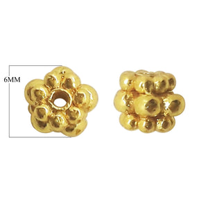 SG-154 18K Gold Overlay Spacers Beads Bali Designs Inc 