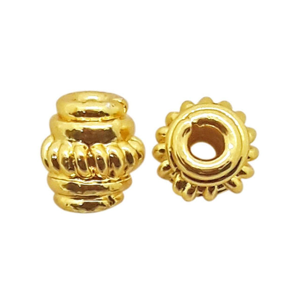 SG-198 18K Gold Overlay Spacers Beads Bali Designs Inc 