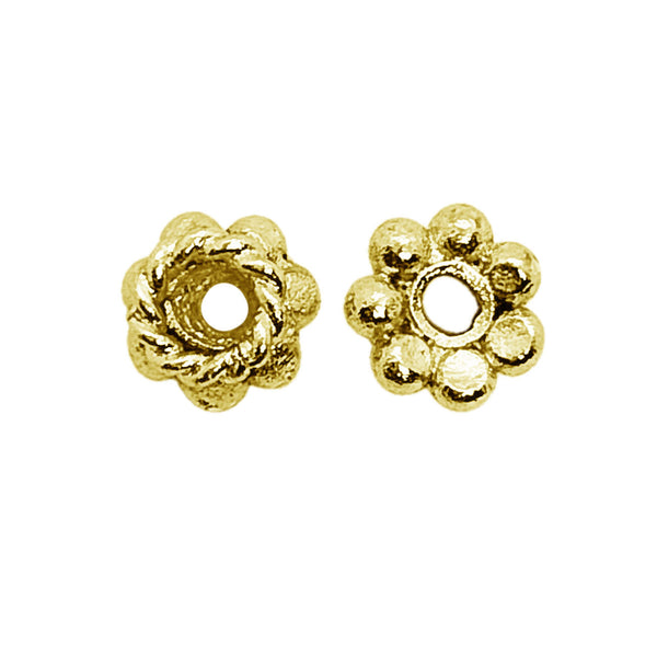 SG-204 18K Gold Overlay Spacers Beads Bali Designs Inc 