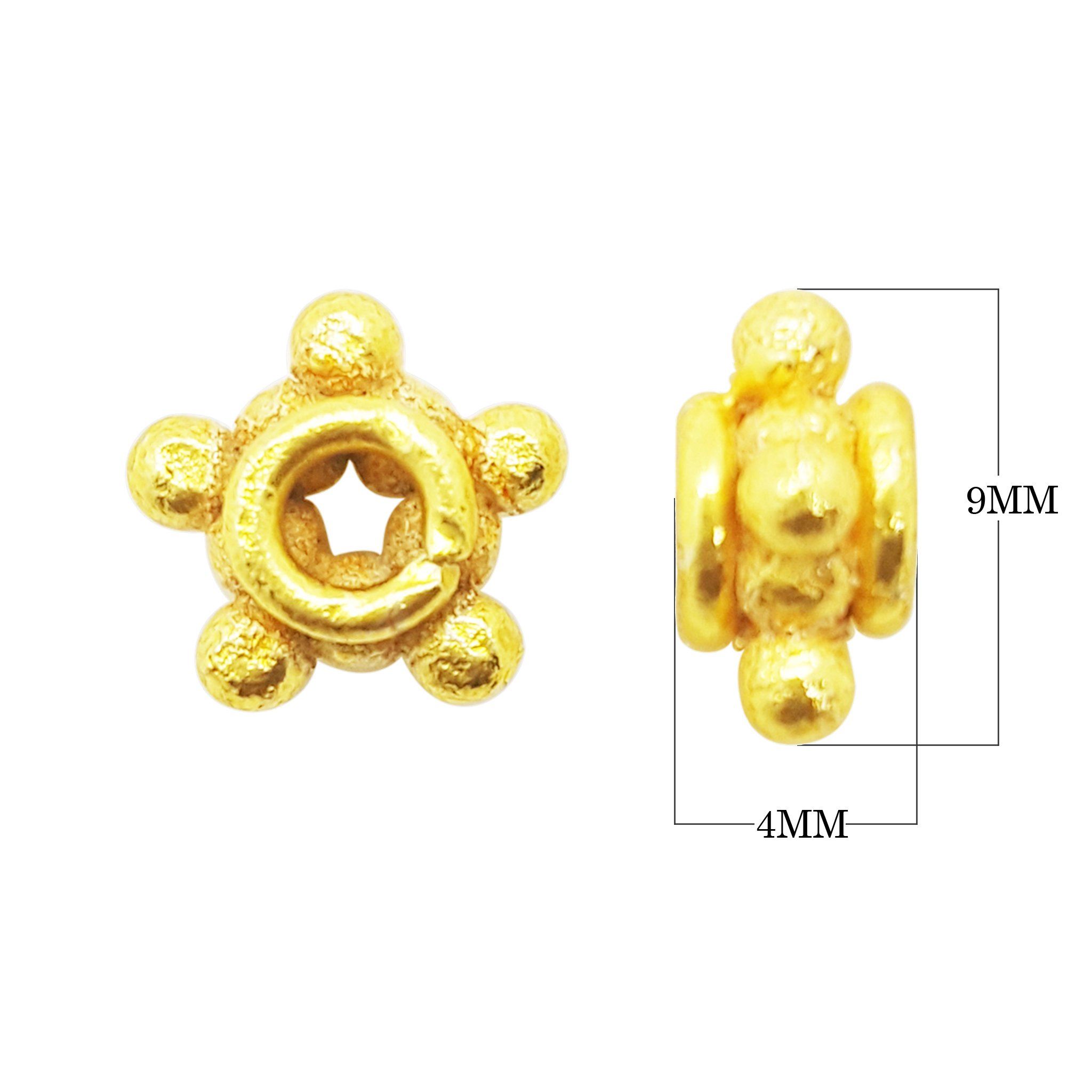 SG-213 18K Gold Overlay Spacer Beads Bali Designs Inc 