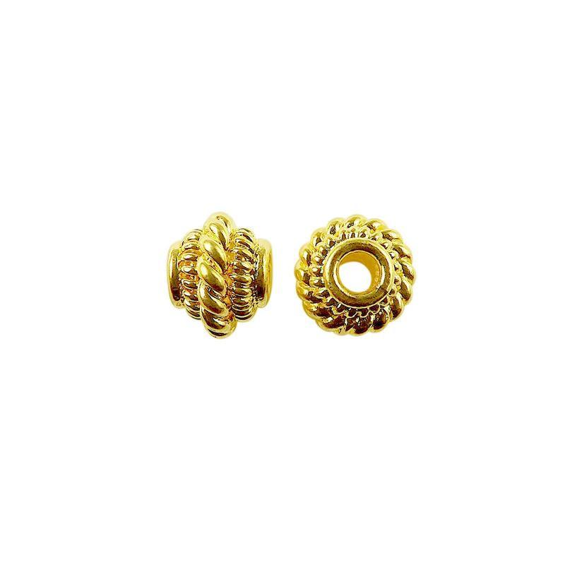 SG-318 18K Gold Overlay Spacers Beads Bali Designs Inc 