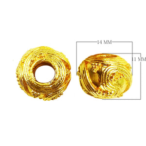 SG-322 18K Gold Overlay Spacers Beads Bali Designs Inc 