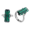 Sterling Silver handcrafted ring with Green Quartz gemstone wholesale from Bali, Indonesia