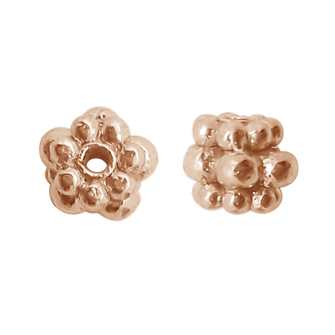 SRG-154 Rose Gold Overlay Spacers Beads Bali Designs Inc 