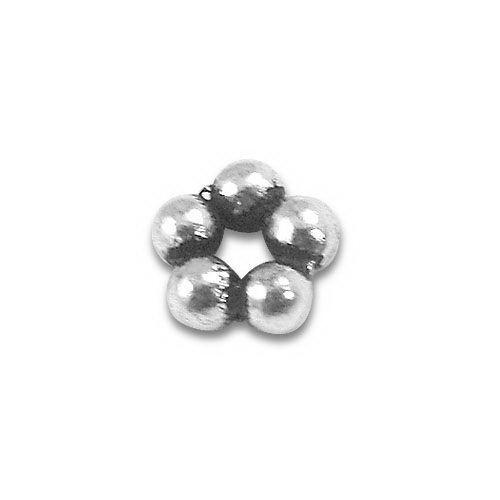 SSF-112-5MM Silver Overlay Spacers Beads Bali Designs Inc 