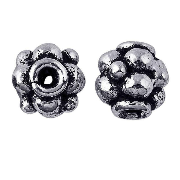 SSF-124 Silver Overlay Spacers Beads Bali Designs Inc 