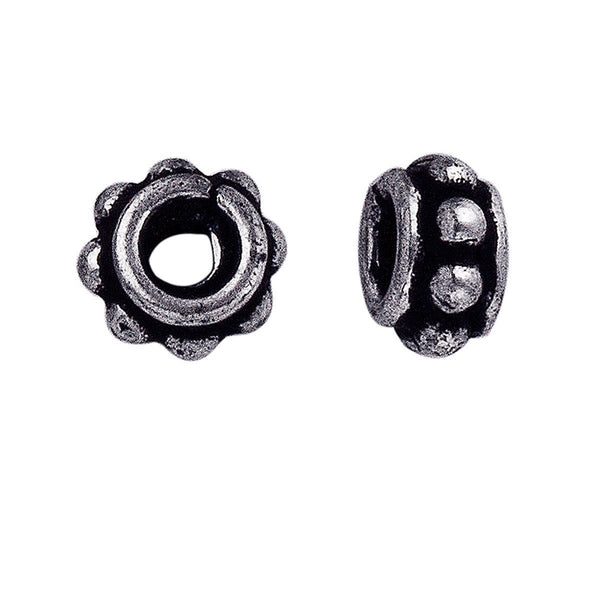 SSF-125 Silver Overlay Spacers Beads Bali Designs Inc 