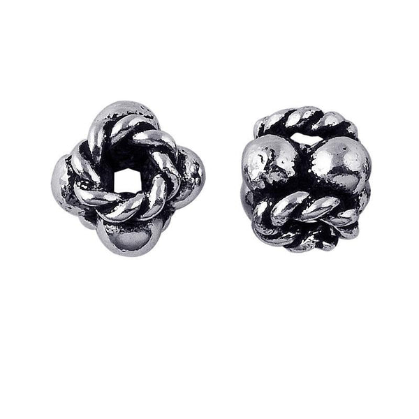 SSF-144 Silver Overlay Spacers Beads Bali Designs Inc 