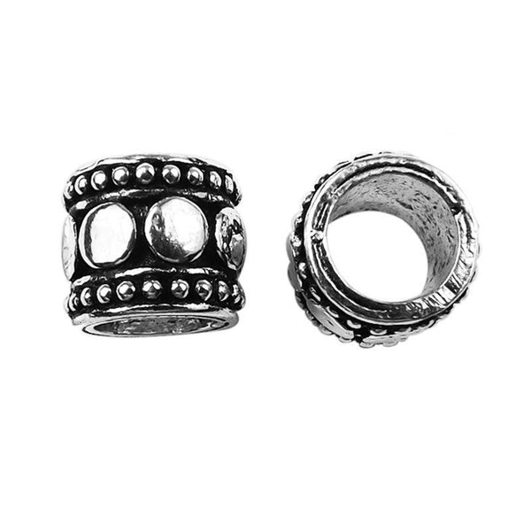 SSF-327 Silver Overlay Spacers Beads Bali Designs Inc 