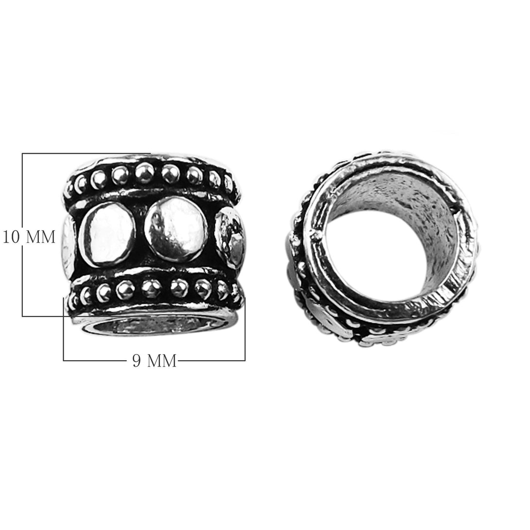 SSF-327 Silver Overlay Spacers Beads Bali Designs Inc 