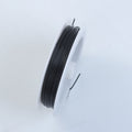 Handcrafted black rhodium overlay over copper 18 gauge jewelry wire spool with dark polished finish made in India