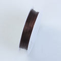 WC-101-24G Coffee Color Wire 24 Gauge Beads Bali Designs Inc 