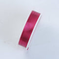 Handcrafted fuchsia silver overlay over copper 26 gauge jewelry wire spool with smooth vibrant finish made in India