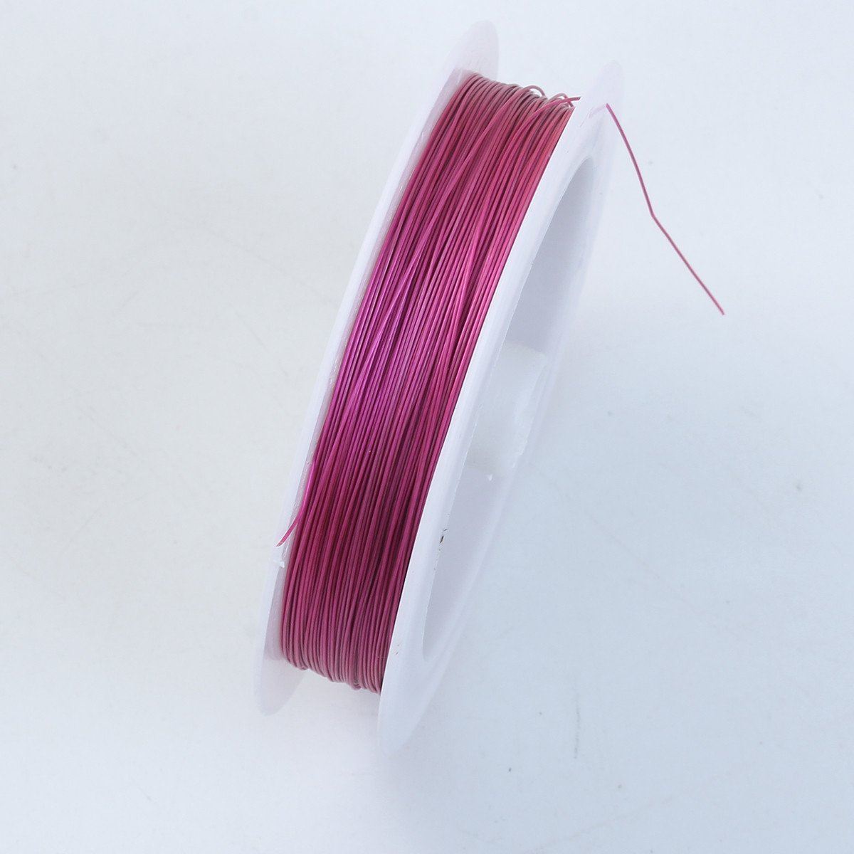 WF-101-26G Fuchsia Color Wire 26 Gauge Beads Bali Designs Inc 
