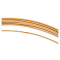 Handcrafted 18K gold overlay over copper jewelry wire with smooth polished finish made in India