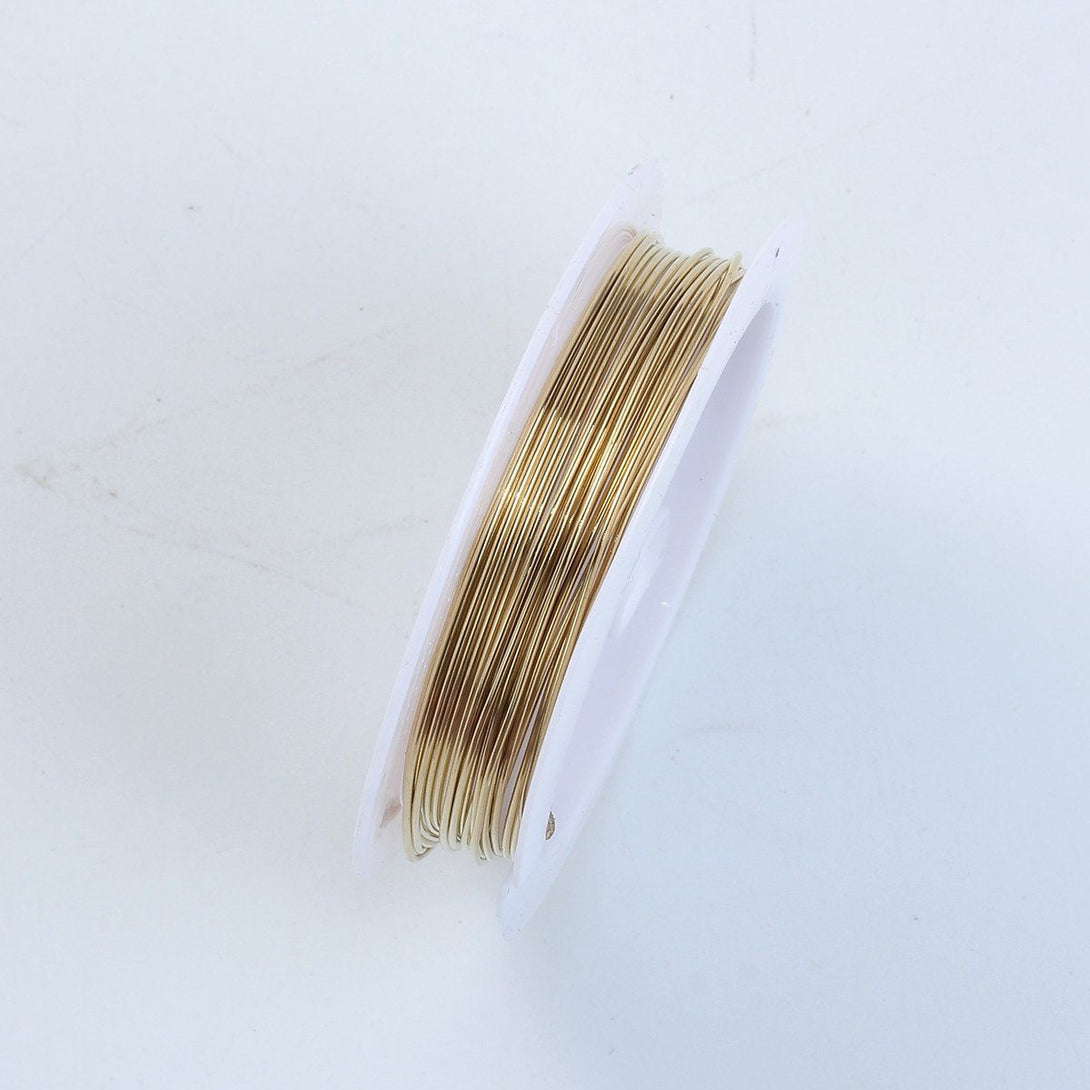 WG-101-20G Gold Color Wire 20 Gauge Beads Bali Designs Inc 