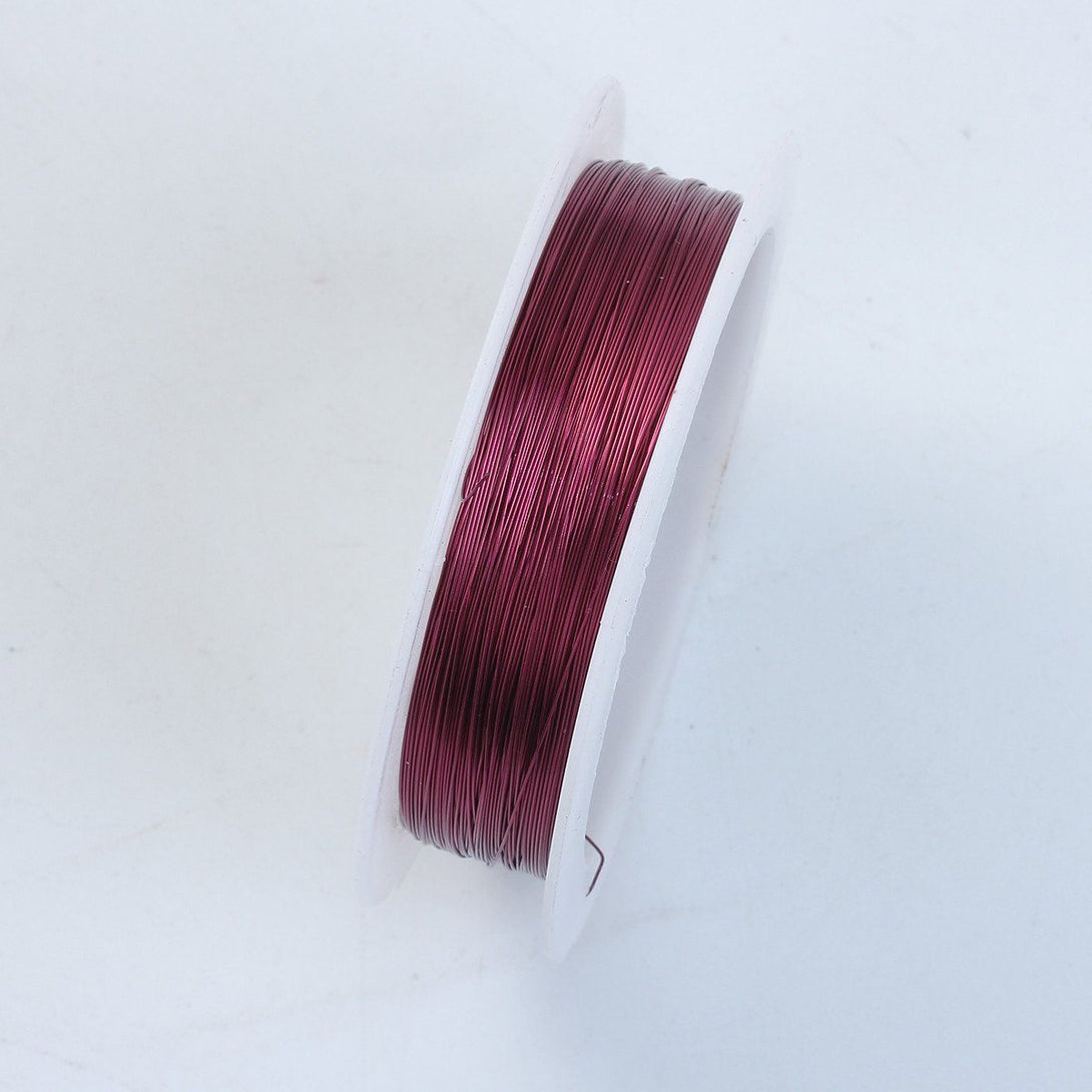 WP-101-28G Purple Color Wire 28 Gauge Beads Bali Designs Inc 