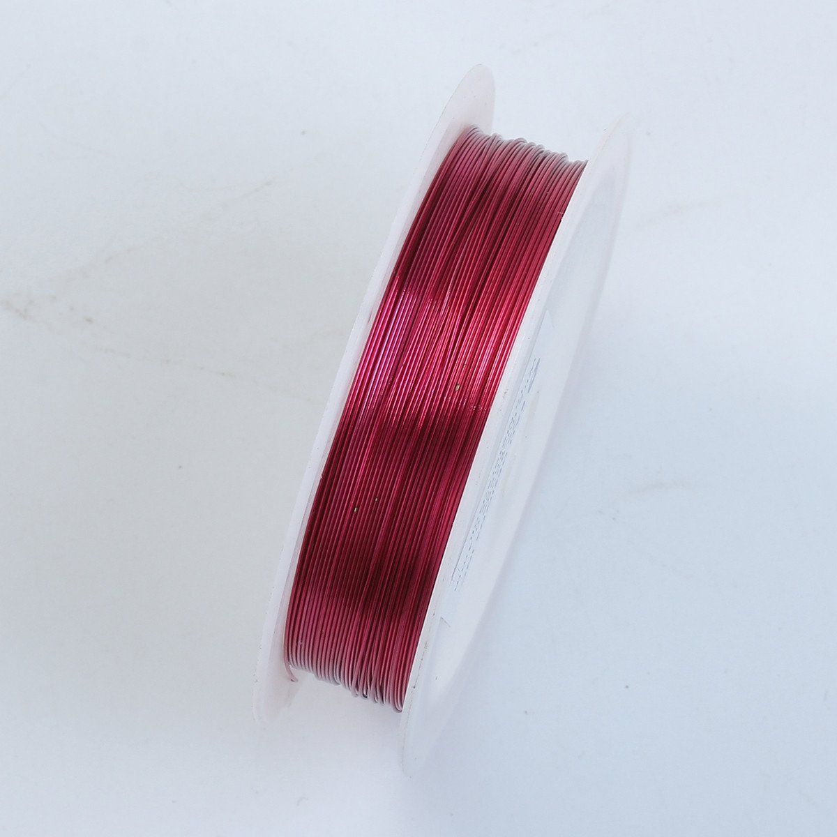 Red silver overlay copper wire spool for bulk jewelry making supply India